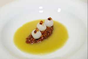 Arroz, aceite y chipirón, plato ganador de Andreu Ruiz